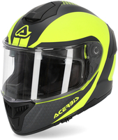 Acerbis Krapon Casco,  nero-giallo,  dimensione S per uomo