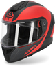 Acerbis Krapon Casco,  nero-rosso,  dimensione XL per uomo