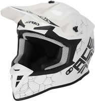 Acerbis Linear Solid 2024 Casco da motocross,  bianco,  dimensione S per uomo