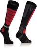 Acerbis Motocross Impact Calzini,  nero-rosso,  dimensione 2XL per uomo