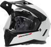 Acerbis Rider Solid Casco da motocross per ragazzi,  bianco,  dimensione XL