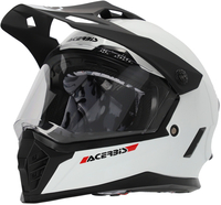 Acerbis Rider Solid Casco da motocross per ragazzi,  bianco,  dimensione XL