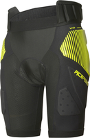 Acerbis Soft Rush Pantaloncini da protezione,  nero-giallo,  dimensione L per uomo