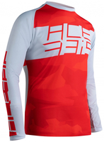 Acerbis Speeder Maglia MTB,  grigio-rosso,  dimensione M per uomo
