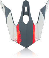 Acerbis Steel Kinder/Eclipse Picco del casco,  grigio-argento per ragazzi