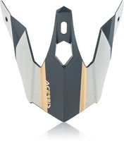Acerbis Steel Kinder/Eclipse Picco del casco,  grigio-oro per ragazzi