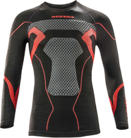 Acerbis X-Body Camicia invernale,  nero-rosso,  dimensione L XL