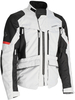 Acerbis X-Rover impermeabile Moto Tessile Giacca,  nero-grigio-rosso,  dimensione L per uomo