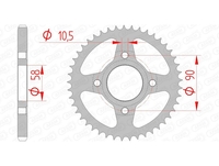 AFAM Corona standard in acciaio 10223 - 428