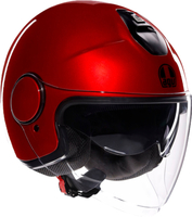 AGV Eteres Mono Casco Jet,  rosso,  dimensione M per uomo