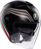 AGV Irides Bologna Casco Jet,  nero-grigio,  dimensione L per uomo