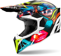 Airoh Wraaap Lollipop Casco da motocross,  multicolore,  dimensione L