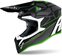 Airoh Wraap Mood Casco motocross,  verde,  dimensione M