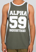Alpha Industries 59 Serbatoio superiore,  verde,  dimensione S