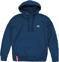 Alpha Industries Alpha Basic Small Logo Felpa,  blu,  dimensione S