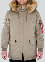 Alpha Industries Arctic Discoverer Giacca,  beige,  dimensione L