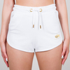 Alpha Industries Basic SL Foil Print Pantaloncini da donna,  bianco,  dimensione M per donne