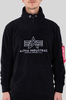 Alpha Industries Turtle-Neck Polar Fleece Pullover,  nero,  dimensione XL