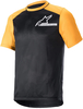 Alpinestars Alps 4 V2 Maglia bicicletta manica corta,  nero-giallo,  dimensione L per uomo