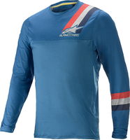 Alpinestars Alps 4.0 LS Bicicletta Jersey,  blu,  dimensione S