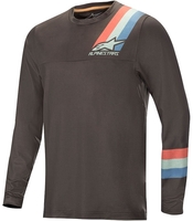 Alpinestars Alps 4.0 LS Bicicletta Jersey,  grigio-verde,  dimensione S
