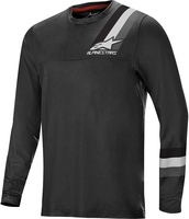 Alpinestars Alps 4.0 LS Bicicletta Jersey,  nero-grigio,  dimensione S