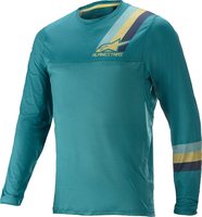 Alpinestars Alps 4.0 LS Bicicletta Jersey,  verde,  dimensione S