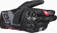 Alpinestars Belize v3 Drystar Guanti da moto impermeabili,  nero-grigio-rosso,  dimensione XL per uomo