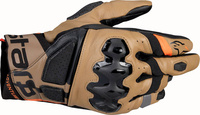 Alpinestars Belize v3 Drystar Guanti da moto impermeabili,  nero-marrone,  dimensione L per uomo