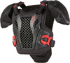 Alpinestars Bionic Action Armatura toracica giovanile,  nero-rosso,  dimensione L XL