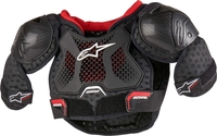 Alpinestars Bionic Action Kickstart Armatura toracica per bambini,  nero-rosso,  dimensione S M L XL 2XL