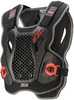 Alpinestars Bionic Action Protettore Vest,  nero-rosso,  dimensione M L per uomo