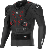 Alpinestars Bionic Pro V3 Plasma Giacca protettiva,  nero-rosso,  dimensione XL per uomo