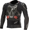 Alpinestars Bionic Tech V2 Giacca Protector,  nero-rosso,  dimensione 2XL per uomo