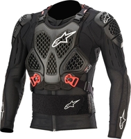 Alpinestars Bionic Tech V2 Giacca Protector,  nero-rosso,  dimensione 2XL per uomo