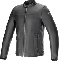 Alpinestars Blacktrack Giacca di pelle da moto,  nero,  dimensione 3XL per uomo