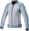 Alpinestars Eloise V2 Air Giacca tessile moto da donna,  grigio-verde,  dimensione M per donne