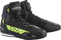 Alpinestars Faster 3 Neon Scarpe da moto,  nero-blu-giallo,  dimensione 40