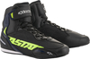 Alpinestars Faster 3 Neon Scarpe da moto,  nero-blu-giallo,  dimensione 47