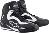 Alpinestars Faster 3 Rideknit Scarpe da moto,  nero-bianco,  dimensione 40