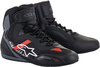 Alpinestars Faster-3 Rideknit Scarpe da moto,  nero-grigio-rosso,  dimensione 42 43 per uomo