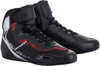 Alpinestars Faster-3 Rideknit Scarpe da moto,  nero-rosso-argento,  dimensione 40 per uomo