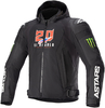 Alpinestars FQ20 Zaca Air Monster Giacca tessile moto,  nero-bianco,  dimensione XL per uomo
