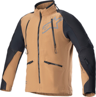 Alpinestars Hyde XT Stretch Drystar XF giacca tessile moto impermeabile,  nero-beige,  dimensione 2XL per uomo