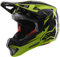 Alpinestars Missile Tech Airlift Casco da discesa,  nero-verde,  dimensione L
