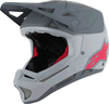 Alpinestars Missile Tech Racer Casco da discesa,  grigio-rosso,  dimensione XS per uomo