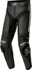 Alpinestars Missile V3 Pantaloni Moto in Pelle,  nero-bianco,  dimensione 48 per uomo