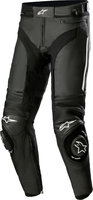Alpinestars Missile V3 Pantaloni Moto in Pelle,  nero-bianco,  dimensione 58 per uomo