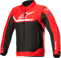 Alpinestars MM93 Austin Giacca tessile per moto giovanile impermeabile,  nero-rosso,  dimensione 62