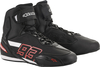 Alpinestars MM93 Austin Scarpe da moto,  nero-bianco-rosso,  dimensione 43